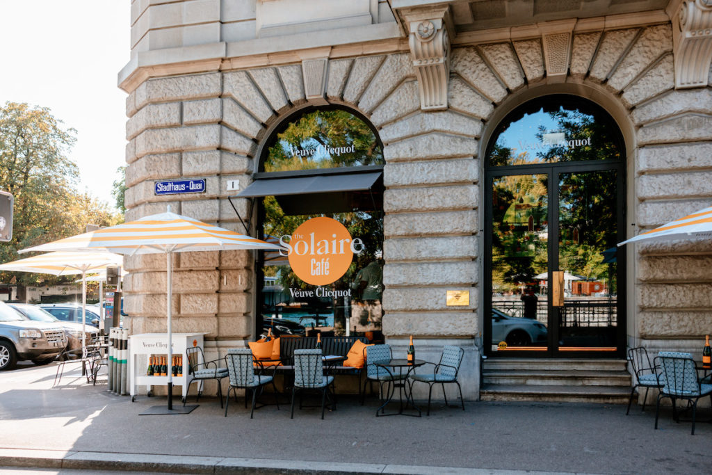 Veuve Clicquot «The Solaire Café 2024» in Zürich