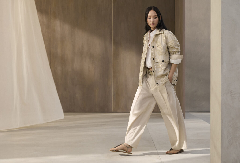 Brunello Cucinelli schafft Freiheit mit lockeren Silhouetten