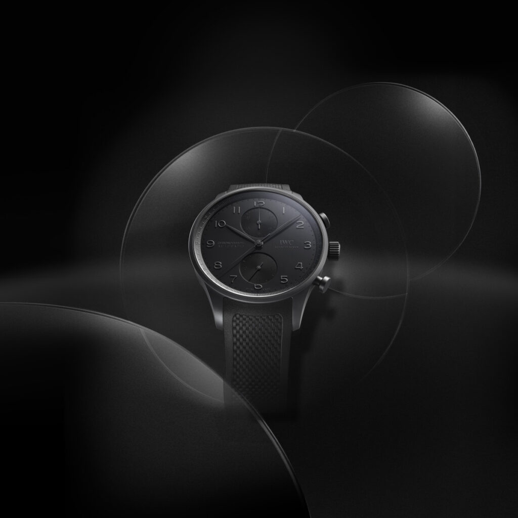 IWC Schaffhausen enthüllt das Portugieser Chronograph Ceratanium® im Dunkelmodus