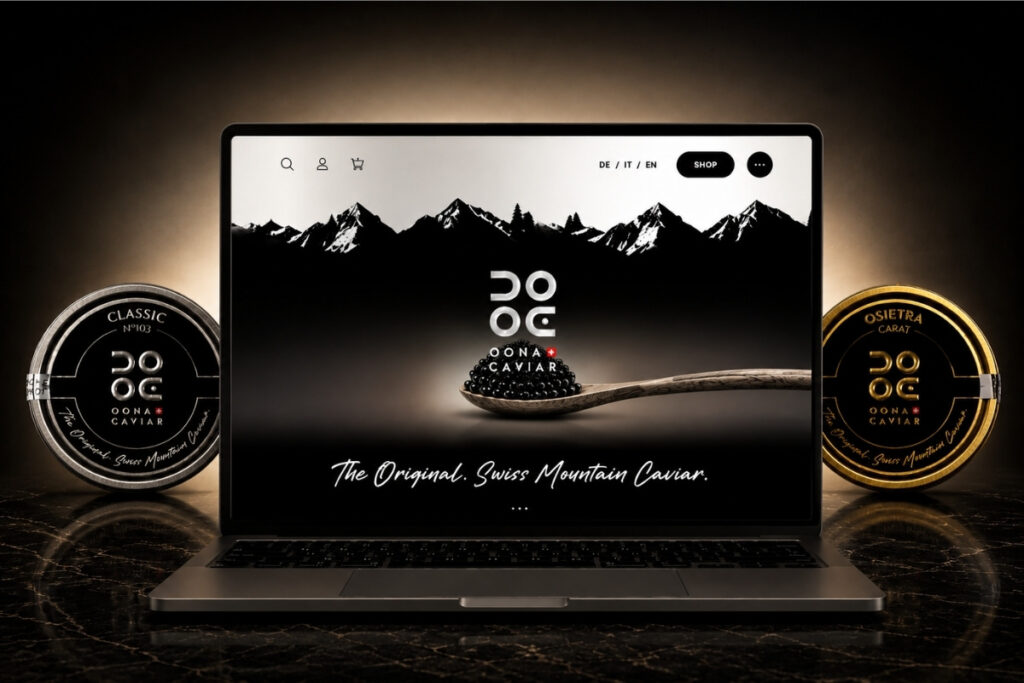 Oona Caviar relauncht Webseite – und zeigt erstmals die ganze Marke