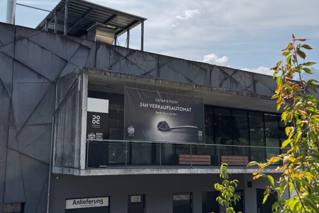 Schweizer Premiere: Oona Caviar lanciert den ersten 24/7 Kaviar-Verkaufsautomaten der Schweiz