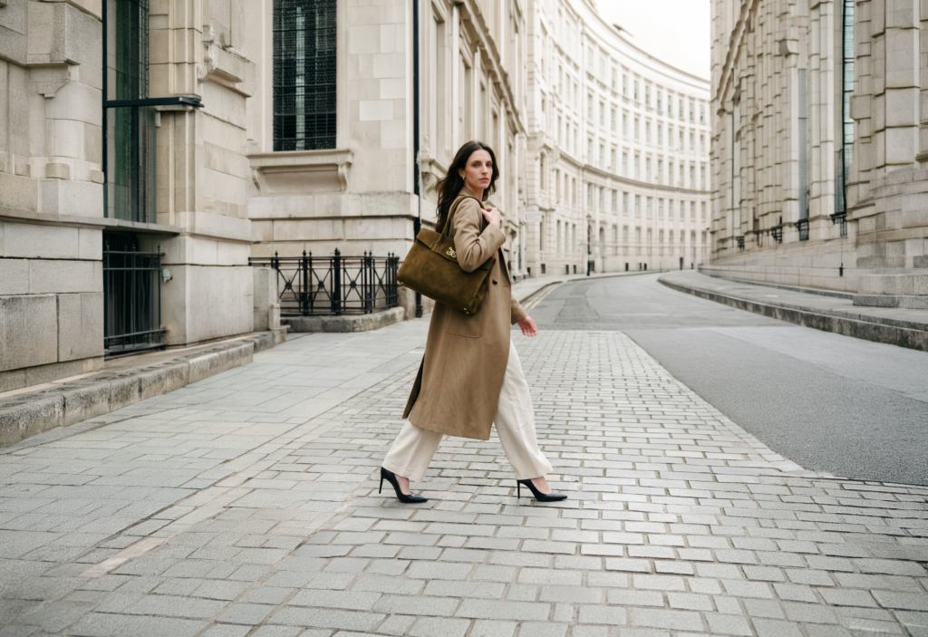 Die luxuriöse Tasche für Frauen, die nicht stillstehen